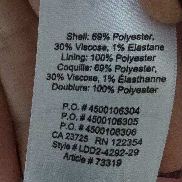 ARITZIA | SUNDAY BEST Pink Black Galt Plaid Double Breasted Blazer XS $168 - Picture 5 of 5